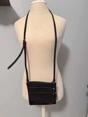 Dooney & Bourke Black Crossbody Nylon Shoulder Bag